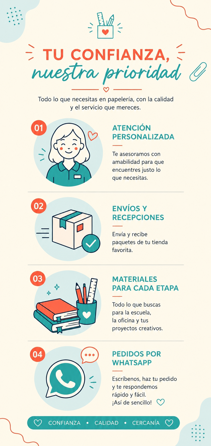 Beneficios de nuestra papeleria